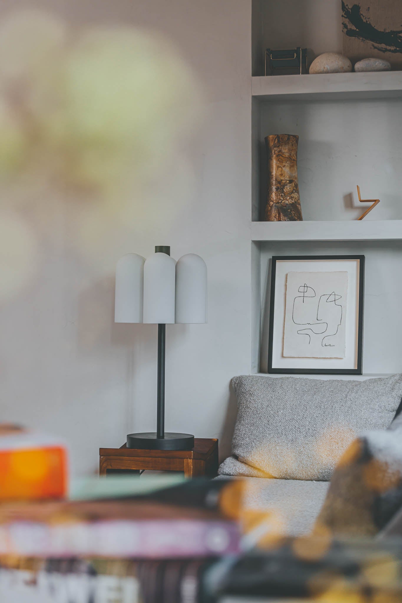 Schwung Odyssey 6 Black Gunmetal Table Lamp